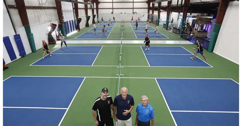 Pickleball club near me - Pickleball is played with a solid paddle and wiffle ball like pickleball. It combines some elements of badminton, tennis, and ping pong and is played on a court similar to badminton and a net similar to tennis with some modifications. On Bainbridge Island, Washington in 1965 in an effort to cure the boredom of their children, three dads, Joel ... 